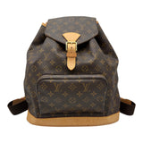 ルイ・ヴィトン LOUIS VUITTON モンスリGM M51135 ブラウン モノグラム/レザー レディース リュック・デイパック