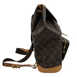 ルイ・ヴィトン LOUIS VUITTON モンスリGM M51135 ブラウン モノグラム/レザー レディース リュック・デイパック