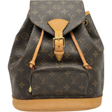 ルイ・ヴィトン LOUIS VUITTON モンスリMM M51136 モノグラム レディース リュック デイパック