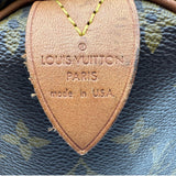 ルイ・ヴィトン LOUIS VUITTON スピーディ40 M41522 ブラウン モノグラム/レザー レディース ボストンバッグ