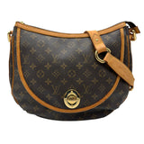 ルイ・ヴィトン LOUIS VUITTON トゥラムGM M40075 ブラウン モノグラム/レザー レディース ショルダーバッグ
