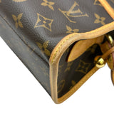 ルイ・ヴィトン LOUIS VUITTON ポパンクール・ロン M40008 ブラウン モノグラムキャンバス レディース ショルダーバッグ
