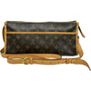 ルイ・ヴィトン LOUIS VUITTON ポパンクール・ロン M40008 ブラウン モノグラムキャンバス レディース ショルダーバッグ