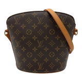 ルイ・ヴィトン LOUIS VUITTON ドルーオ M51290 ブラウン モノグラム/レザー レディース ショルダーバッグ