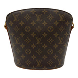 ルイ・ヴィトン LOUIS VUITTON ドルーオ M51290 ブラウン モノグラム/レザー レディース ショルダーバッグ