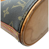 ルイ・ヴィトン LOUIS VUITTON ドルーオ M51290 ブラウン モノグラム/レザー レディース ショルダーバッグ