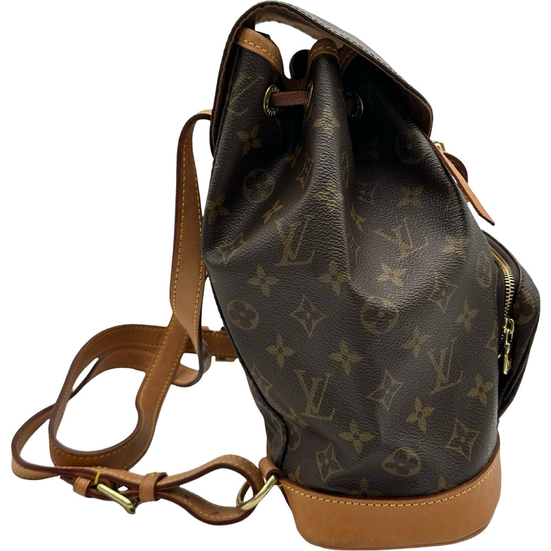 ルイ・ヴィトン モノグラム モンスリMM M51136 リュック バックパック ルイ・ヴィトン LOUIS VUITTON モンスリMM M51136 ブラウン モノグラム