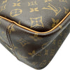 ルイ・ヴィトン LOUIS VUITTON ドーヴィル M47270 ブラウン モノグラム/レザー レディース ハンドバッグ