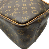 ルイ・ヴィトン LOUIS VUITTON ドーヴィル M47270 ブラウン モノグラム/レザー レディース ハンドバッグ
