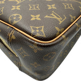 ルイ・ヴィトン LOUIS VUITTON ドーヴィル M47270 ブラウン モノグラム/レザー レディース ハンドバッグ