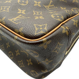 ルイ・ヴィトン LOUIS VUITTON ドーヴィル M47270 ブラウン モノグラム/レザー レディース ハンドバッグ
