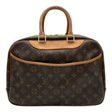 ルイ・ヴィトン LOUIS VUITTON ドーヴィル M47270 ブラウン モノグラム/レザー レディース ハンドバッグ