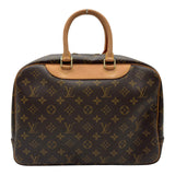 ルイ・ヴィトン LOUIS VUITTON ドーヴィル M47270 ブラウン モノグラム/レザー レディース ハンドバッグ