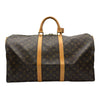 ルイ・ヴィトン LOUIS VUITTON キーポル・バンドリエール55 M41414 ブラウン モノグラム/レザー メンズ ボストンバッグ