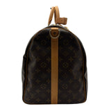ルイ・ヴィトン LOUIS VUITTON キーポル・バンドリエール55 M41414 ブラウン モノグラム/レザー メンズ ボストンバッグ