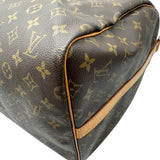 ルイ・ヴィトン LOUIS VUITTON キーポル・バンドリエール55 M41414 ブラウン モノグラム/レザー メンズ ボストンバッグ