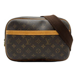 ルイ・ヴィトン LOUIS VUITTON リポーターPM M45254 ブラウン モノグラム/レザー レディース ショルダーバッグ