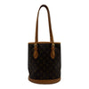ルイ・ヴィトン LOUIS VUITTON バケットPM M42238 ブラウン モノグラム/レザー レディース トートバッグ