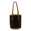 ルイ・ヴィトン LOUIS VUITTON バケットPM M42238 ブラウン モノグラム/レザー レディース トートバッグ