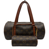 ルイ・ヴィトン LOUIS VUITTON パピヨン30 M51365 ブラウン モノグラム/レザー レディース ハンドバッグ