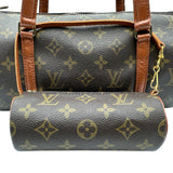 ルイ・ヴィトン LOUIS VUITTON パピヨン30 M51365 ブラウン モノグラム/レザー レディース ハンドバッグ