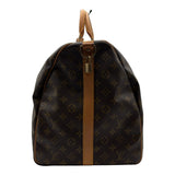 ルイ・ヴィトン LOUIS VUITTON キーポル・バンドリエール60 M41412 ブラウン モノグラム/レザー メンズ ボストンバッグ