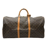 ルイ・ヴィトン LOUIS VUITTON キーポル・バンドリエール60 M41412 ブラウン モノグラム/レザー メンズ ボストンバッグ