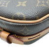 ルイ・ヴィトン LOUIS VUITTON ポワット・シャポースープルMM M45647 ブラウン モノグラム/レザー レディース ショルダーバッグ