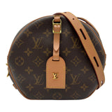 ルイ・ヴィトン LOUIS VUITTON ポワット・シャポースープルMM M45647 ブラウン モノグラム/レザー レディース ショルダーバッグ