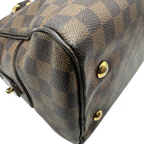 ルイ・ヴィトン LOUIS VUITTON ドゥオモ N60008 ブラウン ダミエ/レザー レディース ハンドバッグ