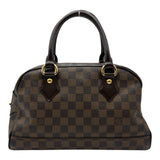 ルイ・ヴィトン LOUIS VUITTON ドゥオモ N60008 ブラウン ダミエ/レザー レディース ハンドバッグ