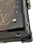 ルイ・ヴィトン LOUIS VUITTON ネオウォレット・トランク M20953 ブラウン　シルバー金具 モノグラム・マカサー メンズ ショルダーバッグ