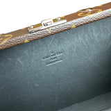 ルイ・ヴィトン LOUIS VUITTON ネオウォレット・トランク M20953 ブラウン　シルバー金具 モノグラム・マカサー メンズ ショルダーバッグ