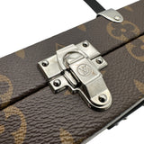 ルイ・ヴィトン LOUIS VUITTON ネオウォレット・トランク M20953 ブラウン　シルバー金具 モノグラム・マカサー メンズ ショルダーバッグ