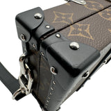 ルイ・ヴィトン LOUIS VUITTON ネオウォレット・トランク M20953 ブラウン　シルバー金具 モノグラム・マカサー メンズ ショルダーバッグ