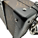 ルイ・ヴィトン LOUIS VUITTON ネオウォレット・トランク M20953 ブラウン　シルバー金具 モノグラム・マカサー メンズ ショルダーバッグ
