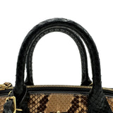 ルイ・ヴィトン LOUIS VUITTON シティスティーマーMINI N95975 アイボリー/ブラウン パイソン/カーフスキン レディース ショルダーバッグ