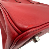 エルメス HERMES バーキン25 □J刻印 ルージュガランス シルバー金具 トゴ レディース ハンドバッグ