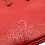 エルメス HERMES バーキン25 □J刻印 ルージュガランス シルバー金具 トゴ レディース ハンドバッグ