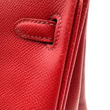 エルメス HERMES バーキン25 □J刻印 ルージュガランス シルバー金具 トゴ レディース ハンドバッグ