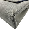 エルメス HERMES エールバッグジップPM Z刻 エクリュ/ブルーサフィール シルバー金具 トワル/ハンター レディース ショルダーバッグ