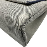 エルメス HERMES エールバッグジップPM Z刻 エクリュ/ブルーサフィール シルバー金具 トワル/ハンター レディース ショルダーバッグ