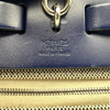 エルメス HERMES エールバッグジップPM Z刻 エクリュ/ブルーサフィール シルバー金具 トワル/ハンター レディース ショルダーバッグ