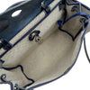 エルメス HERMES エールバッグジップPM Z刻 エクリュ/ブルーサフィール シルバー金具 トワル/ハンター レディース ショルダーバッグ