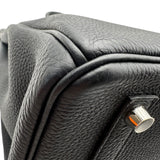 エルメス HERMES バーキン35 W刻 ブラック シルバー金具 トゴ レディース ハンドバッグ