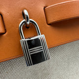エルメス HERMES エールバッグMM □C刻 アイボリー/ゴールド トワル/ハンター レディース ショルダーバッグ