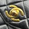シャネル CHANEL マトラッセ ハンドバッグ 4番台 ブラック ゴールド金具 ラムスキン レディース