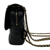 シャネル CHANEL マトラッセ チェーン バックパック AS3884 ブラック ゴールド金具 ラムスキン レディース リュック・デイパック