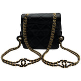 シャネル CHANEL マトラッセ チェーン バックパック AS3884 ブラック ゴールド金具 ラムスキン レディース リュック・デイパック