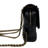 シャネル CHANEL マトラッセ チェーン バックパック AS3884 ブラック ゴールド金具 ラムスキン レディース リュック・デイパック